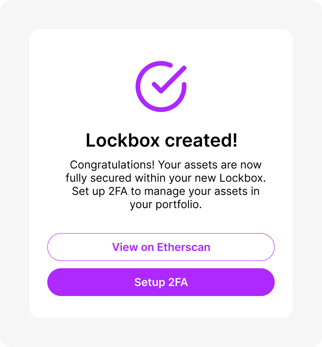 Activate your Lockbox